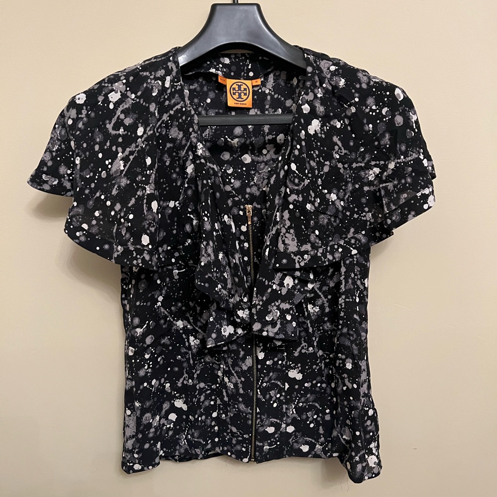 Tory Burch Splatter Blouse